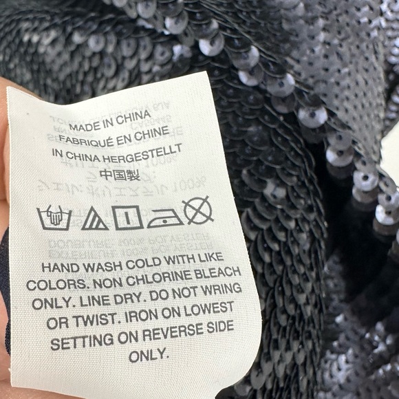 J Crew Sequin Party Dress Wedding Cocktails Navy Blue Womens 4 - Picture 7 of 8